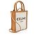 Cabas Céline Celine Canvas Leder Vertikaler Mini Tote Braun Beige - Ansicht 2