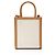 Cabas Céline Celine Canvas Leder Vertikaler Mini Tote Braun Beige - Ansicht 3