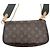 Louis Vuitton Borsa a tracolla Multi Pochette Accessoires Khaki Marrone - vista 2
