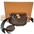 Louis Vuitton Borsa a tracolla Multi Pochette Accessoires Khaki Marrone - vista 5