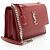 Saint Laurent Grained Calfskin Monogram Sunset Medium Shoulder Bag - vue 2