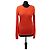 Autre Marque CELINE Kaschmir Pullover Rundhals rot orange