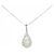 Autre Marque Collana in platino e diamanti Argento
