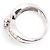 Autre Marque Jeunet 750WG Saphir-Diamantring Silber - Ansicht 2