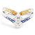 Autre Marque Jeunet 750WG Saphir-Diamantring Silber - Ansicht 4