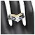 Autre Marque Jeunet 750WG Saphir-Diamantring Silber - Ansicht 8
