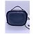 Borsa a tracolla Chanel blu in pelle con catena nera - vista 2