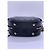 Borsa a tracolla Chanel blu in pelle con catena nera - vista 5