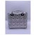 Borsa Dior Diana quattro tasche argento pelle - vista 3