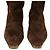 Botas Khaite Dallas de ante marrón Castaño - vista 3