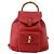 Gucci Vintage Bamboo Leather Mini Rosso