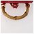 Gucci Vintage Bamboo Leather Mini Rosso - vista 7