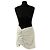 Autre Marque Minifalda THE MANNEI Wishaw beige de algodón