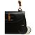Gucci Sac Bamboo 1947 Grande circa 1990 Couture Borsa in Pelle Nera con Cinghia Extra - vista 7