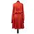 Fendi FF Motif Mini-Kleid aus roter Seidenjacquard - Ansicht 2