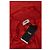 Fendi FF Motif Mini-Kleid aus roter Seidenjacquard - Ansicht 4