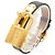 Hermès Reloj Hermes Kelly - Baño de oro con correa de cuero - vista 2