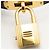 Hermès Reloj Hermes Kelly - Baño de oro con correa de cuero - vista 6