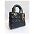 Borsa "Lady Dior" di Christian Dior Nero Gold hardware - vista 2