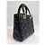 Borsa "Lady Dior" di Christian Dior Nero Gold hardware - vista 4
