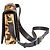 Borsa a tracolla Cabas Chyc in pelo di pony leopardato marrone Yves Saint Laurent YSL Multicolore - vista 4