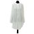Autre Marque Blusa lunga trasparente bianca SKIN Bianco