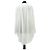 Autre Marque Blusa lunga trasparente bianca SKIN Bianco - vista 2