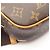 Borsa a vita Pochette Gange Louis Vuitton Marrone - vista 6