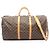 Borsa Boston Keepall Bandoulière 60 Louis Vuitton Marrone Monogramma