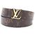 Louis Vuitton x Supreme LV Initial Leather Belt Brown Black Golden