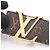 Louis Vuitton x Supreme LV Initial Leather Belt Brown Black Golden - view 2