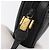 Gucci Borsa a spalla Micro GG Supreme in PVC Nero Oro Auth 176880 D'oro - vista 14