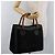 Borsa a mano in pelle scamosciata nera e oro GUCCI Bamboo 002 1196 0260 Auth 176869 Nero D'oro - vista 24