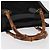 Borsa a mano in pelle scamosciata nera e oro GUCCI Bamboo 002 1196 0260 Auth 176869 Nero D'oro - vista 7