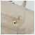 Ribbon PRADA Borsa a Mano in Nastro Nylon Beige Oro Auth mr2363 D'oro - vista 10