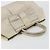 Ribbon PRADA Borsa a Mano in Nastro Nylon Beige Oro Auth mr2363 D'oro - vista 6