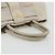 Ribbon PRADA Borsa a Mano in Nastro Nylon Beige Oro Auth mr2363 D'oro - vista 7