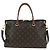 LOUIS VUITTON Borsa a Mano Monogram Pallas MM 2way Nera M42756 LV Auth 176310SAV Nero Monogramma - vista 2