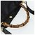 Borsa a mano in pelle GUCCI Bamboo 2way Nero Oro 001 3754 1577 Auth ep14302 D'oro - vista 7