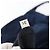Zaino PRADA in nylon blu navy argento Auth yk20267 - vista 30
