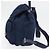Zaino PRADA in nylon blu navy argento Auth yk20267 - vista 4