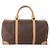 Céline Bolsa Boston em lona Macadam CELINE em couro PVC marrom dourado Auth mr2416 - vista 3