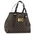 LOUIS VUITTON Tote Bag Hampstead MM Damier Ebene N51204 Auth LV ka4096