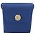Borsa a Spalla SAINT LAURENT Satin Blu Oro Auth 176819A D'oro - vista 2