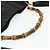 Borsa a Spalla in Pelle Gucci Bamboo 2way Nera Oro Auth bs34729 Nero D'oro - vista 7