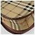 Borsa a Spalla Burberrys Nova Check in Pelle PVC Beige Oro Auth 176693 D'oro - vista 13