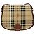 Borsa a Spalla Burberrys Nova Check in Pelle PVC Beige Oro Auth 176693 D'oro - vista 2