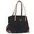 Borsa Tote Prada in nylon nero argento Auth 176297