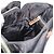 Borsa Tote Prada in nylon nero argento Auth 176297 - vista 19