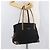 Borsa Tote Prada in nylon nero argento Auth 176297 - vista 28